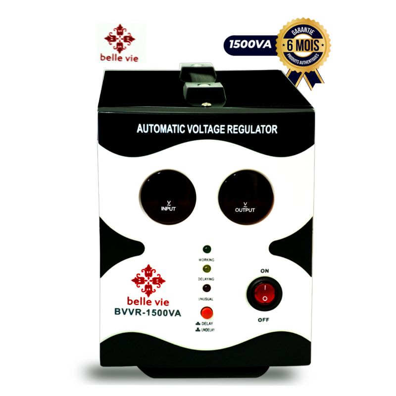 Régulateur de tension numérique BELLE VIE 1500VA en vente sur Glotelho