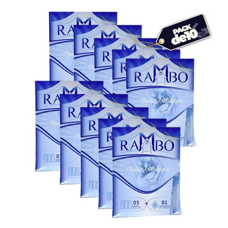Pack de 10 Préservatif Rambo| Glotelho Cameroun