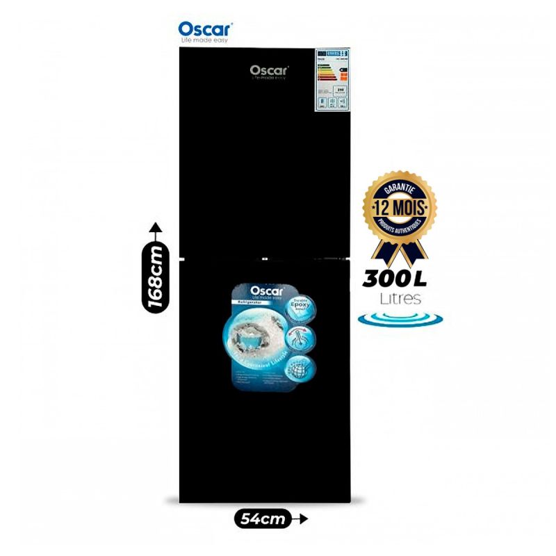 Réfrigérateur combiné  OSCAR - 300 Litres 