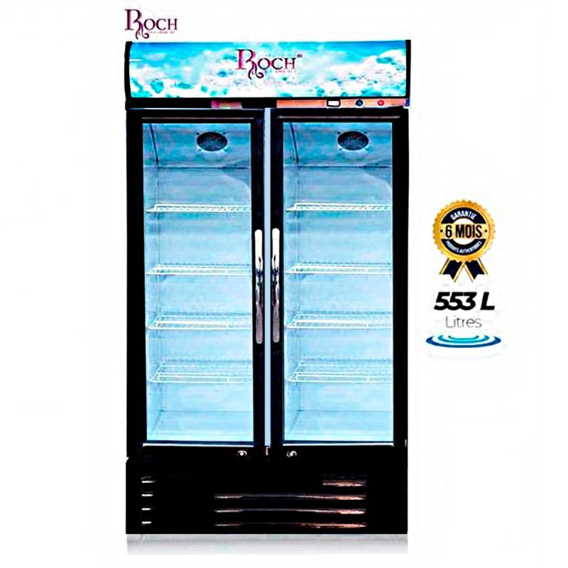Réfrigérateur vitré Vertical  - Roch - RSF-640 - 553L | Glotelho Cameroun
