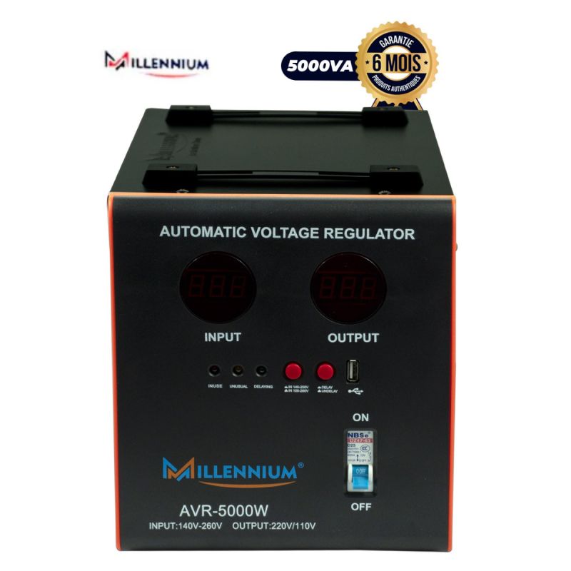 Régulateur de tension Millennium 5000VA