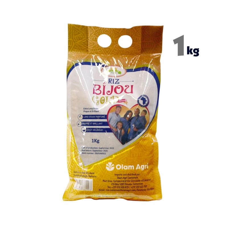 Riz Bijou Gold - 1kg | Glotelho Cameroun
