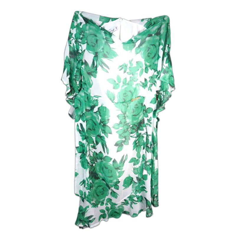 Robe fleurie verte au prix Cameroun