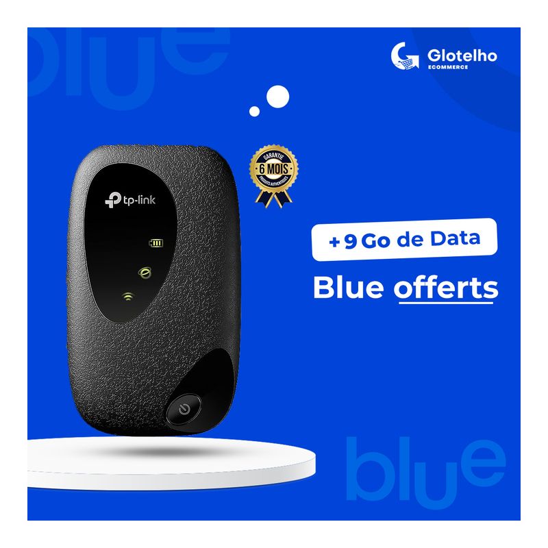 Modem Mobile TpLink M7000 + 9Go de Data Offerts