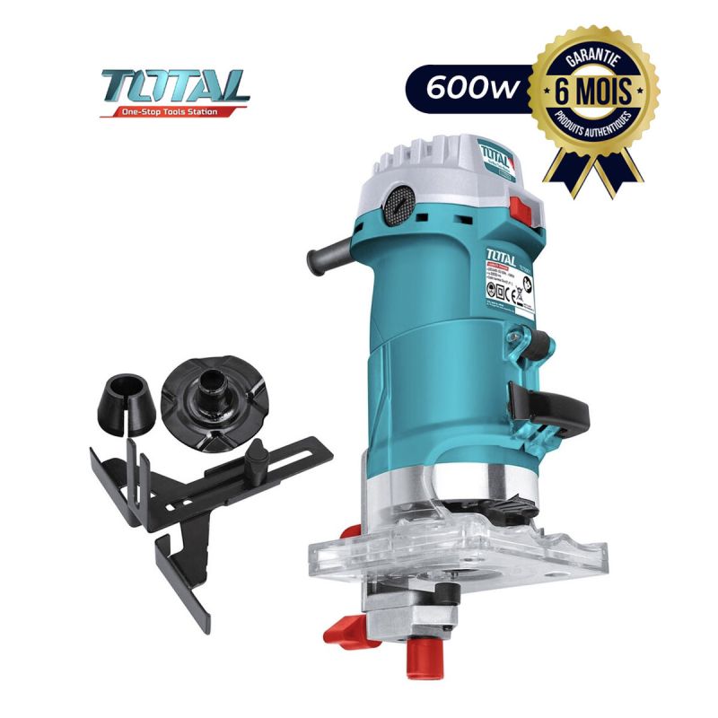 Routeur à main prix en fcfa - Fraiseuse Total TLT6001 - Puissance 600 W - 34500 tr/min| Glotelho Cameroun