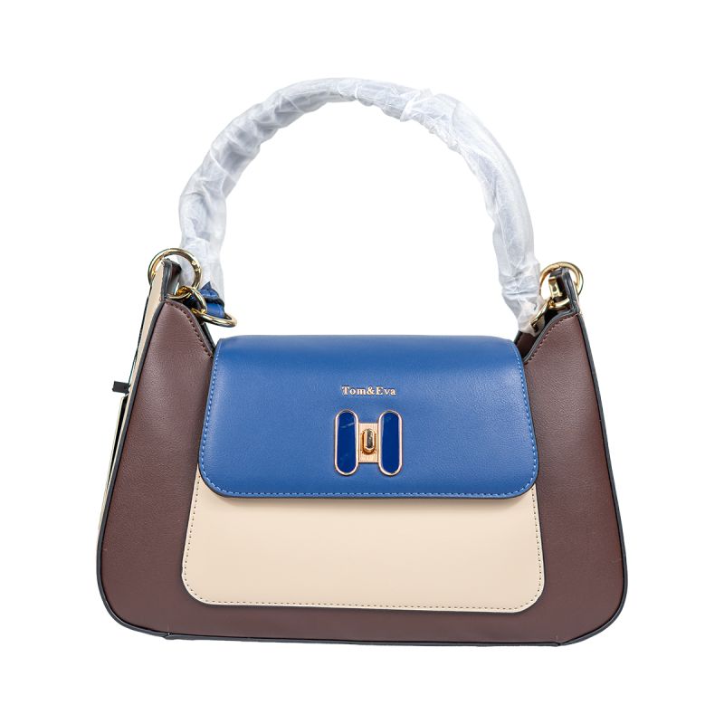 Sac porté épaule – Tom & Eva – 24B-5921 – Similicuir effet cuir lisse - Avec Bandoulière