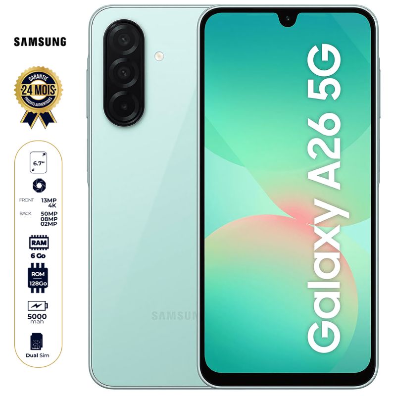 Samsung Galaxy A26 5G - 128 Go