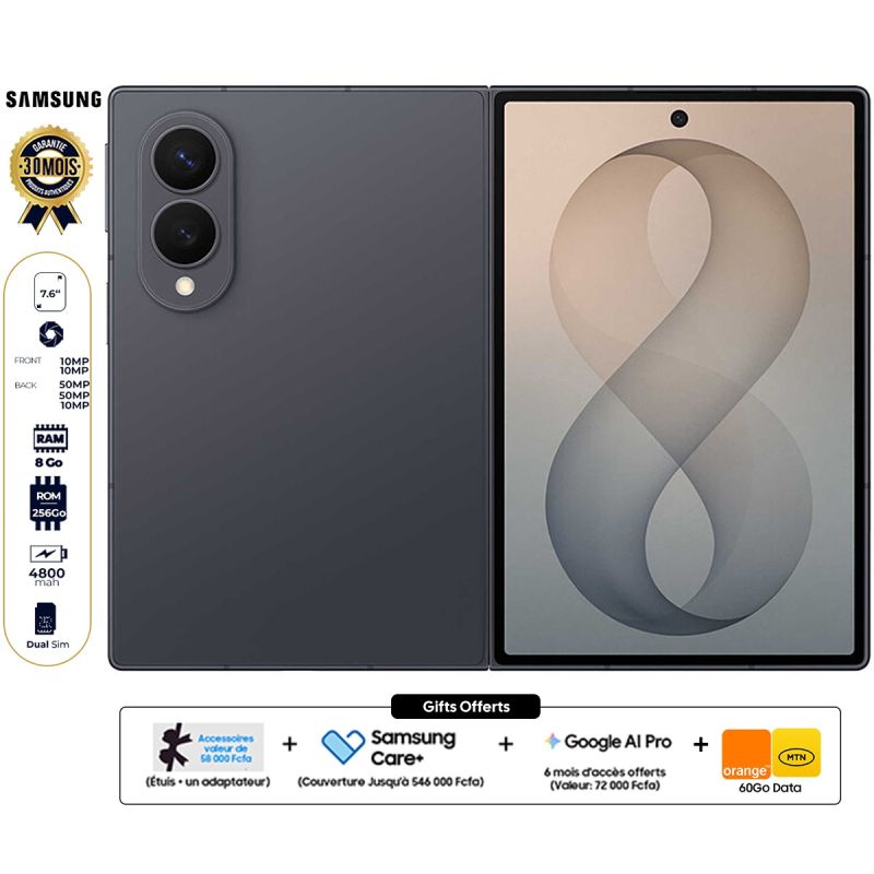 Samsung Galaxy Z Fold8 - 256 Go + Gifts Offerts