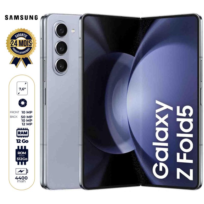 Samsung Galaxy Z Fold 5 prix Cameroun en fcfa et fiche technique en vente chez Glotelho Bleu
