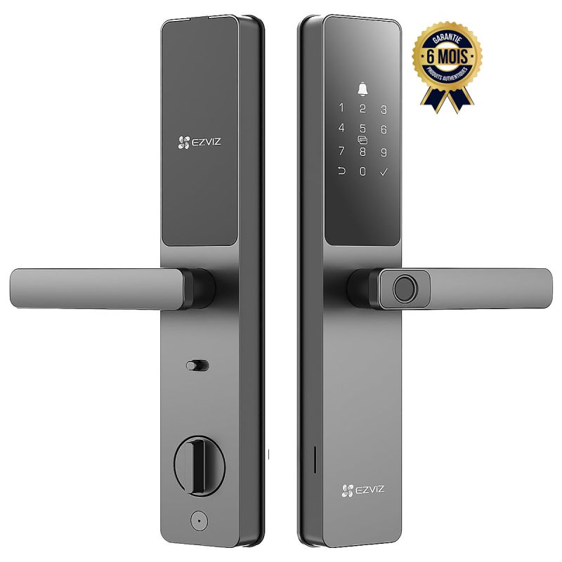 Serrure à empreinte digitale prix en fcfa - intelligente - EZVIZ DL05 - Alimentée par piles AA| Glotelho Cameroun