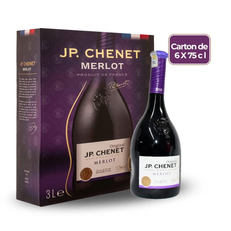 Carton de 6 Bouteilles de vin rouge 