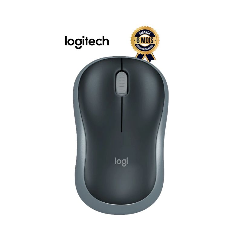 Souris Bluetooth - Logitech M185 - Design Ergonomique - Connexion sans fil Stable - Autonomie 3 mois - Compatible Windows, macOS, Linux - Capteur Optique Précis - Garantie 6 mois