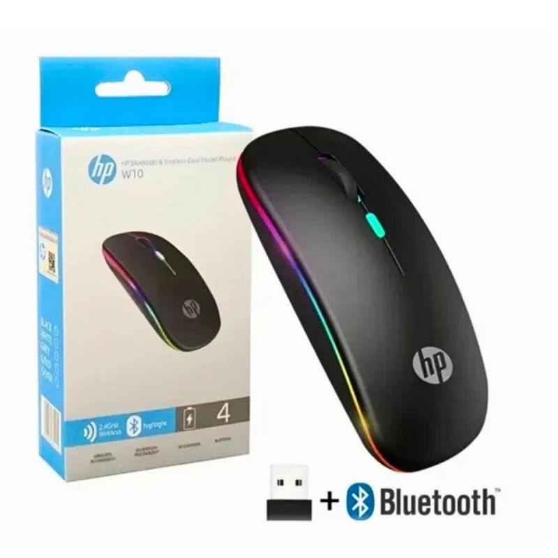 Souris sans fil rechargeable HP W10