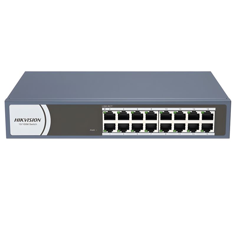 Switch 16 ports Fast Ethernet pricx en fcfa - HikVision DS-3E0116R-O - 6 Mois| Glotelho Cameroun