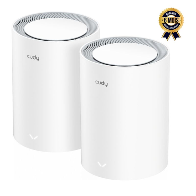 Système WiFi Mesh prix en fcfa - Cudy M1800 - Lot de 2 - Pour toute la maison AX1800 | Glotelho Cameroun