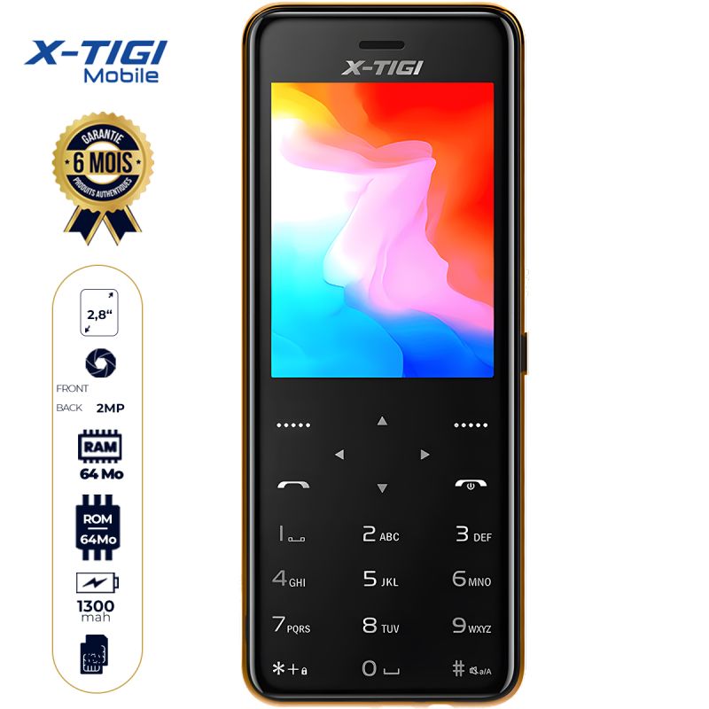 Téléphone Portable X-TIGI Q10 prix Cameroun