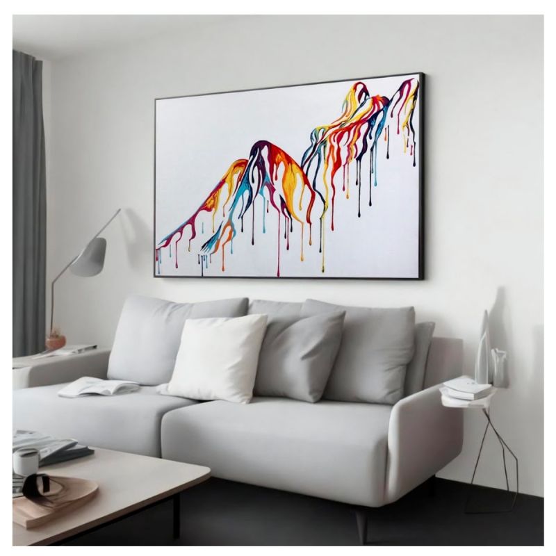 Tableau décoratif – Races de Passion – Toile imprimée effet 3D – Cadre en bois massif