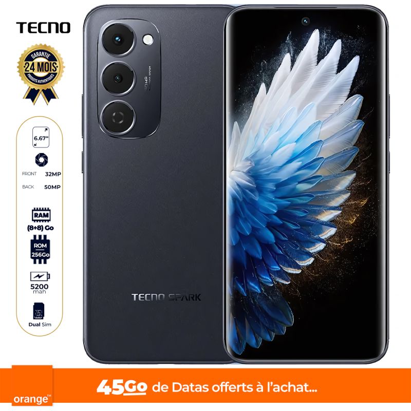 Tecno Spark 40 Pro+ - 256 Go chez Cameroun