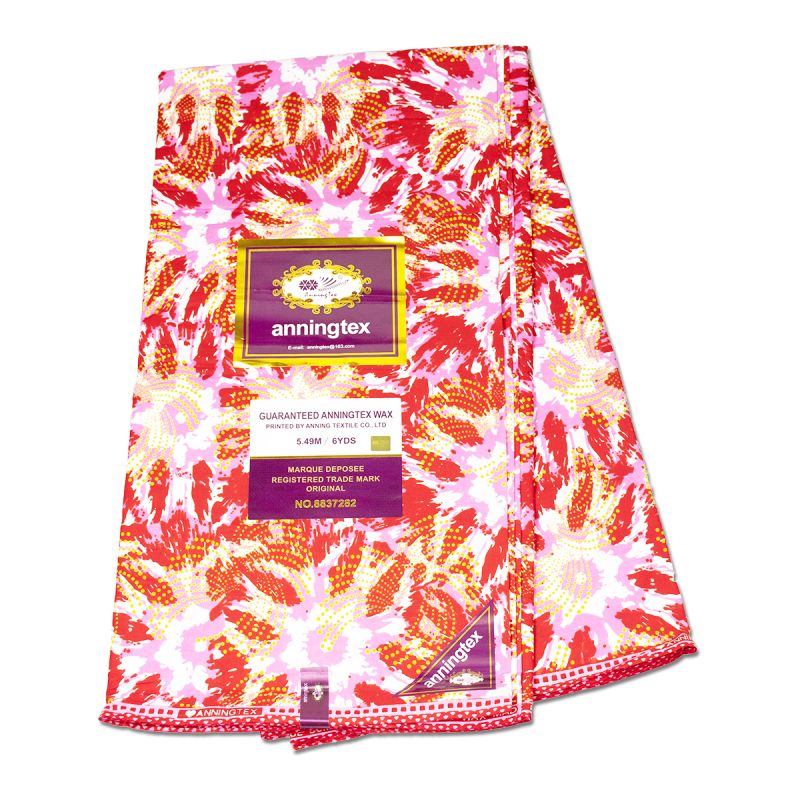 Tissu africain - Super-Wax - 6 Yards