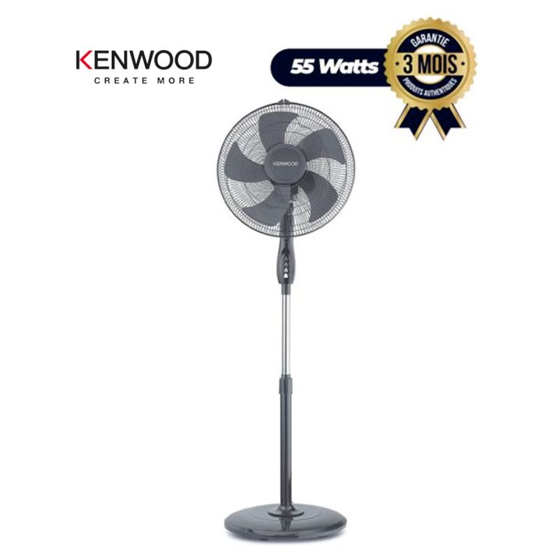 Ventilateur Electrique sur pied 16 '' - KENWOOD - 55 Watts - 3 Vitesses | Glotelho Cameroun
