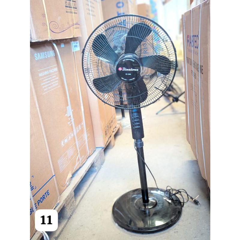 Ventilateur Binatone 16 pouces - VS-1656 - 55W - Noir - Garantie 1 Mois - Seconde main - Réparé sans emballage