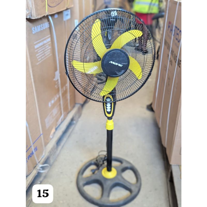Ventilateur MEWE 16 pouces - MWFAN-ACF1608-B - 40W - Noir/Jaune - Garantie 2 mois - Seconde main - Réparé sans emballage
