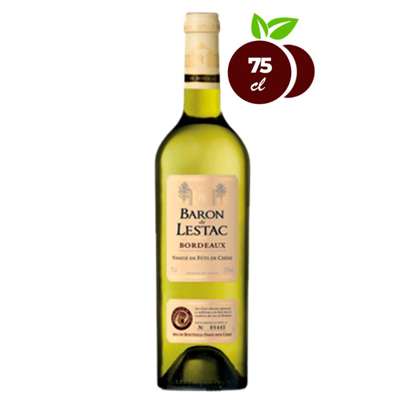Vin Blanc - BARON DE LESTAC - Bordeaux - 75 CL
