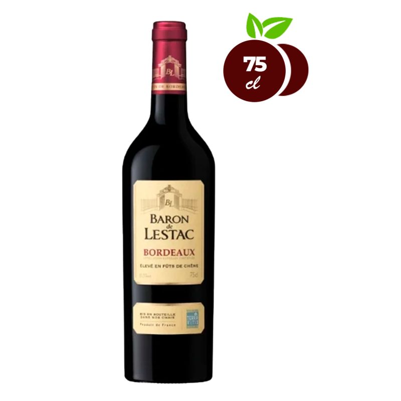 Vin Rouge - BARON DE LESTAC - Bordeaux - 75 CL
