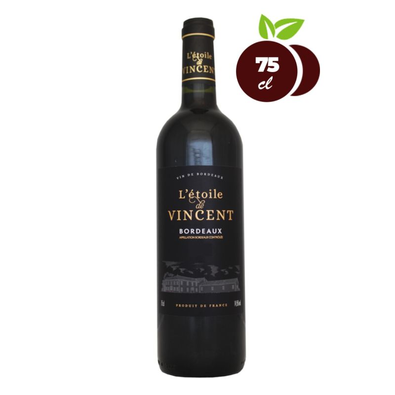 Vin rouge - L'étoile de Vincent 2020 Bordeaux au prix Cameroun