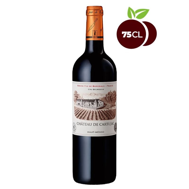 Vin Rouge Château de Cartujac Haut Médoc 2019 75CL - prix Cameroun