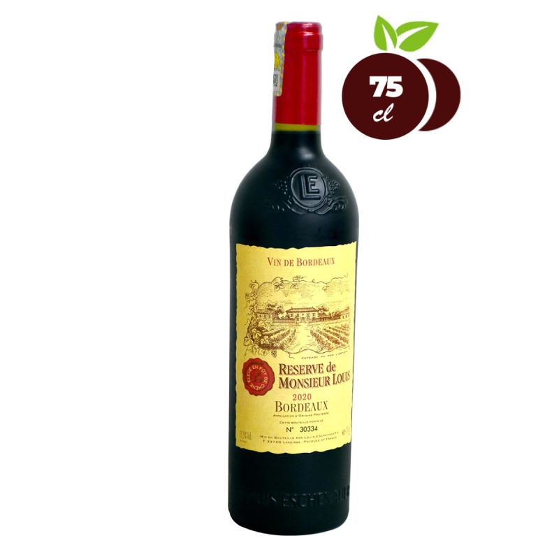 Vin Rouge Reserve De Monsieur Louis Bordeaux  ( 2020 ) - Louis Eschenauer 