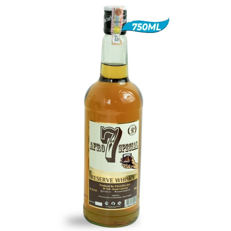 Whisky Afro 7 Special Reserve - 750 ml - 43% Alc