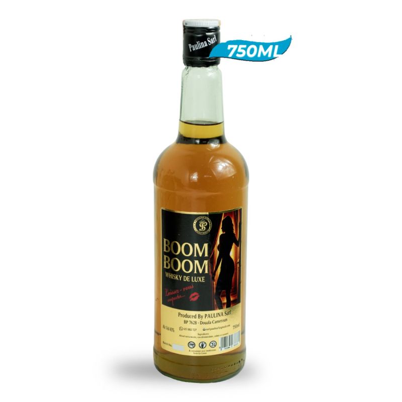 Whisky De Luxe - 75 cl - Boom Boom - 43% Alc. Vol.