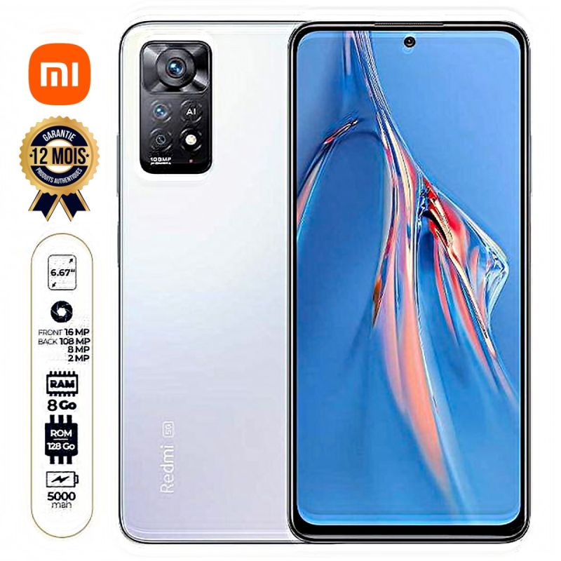 Xiaomi Redmi Note 11E Pro 5G avec 128 Go en vente sur Glotelho 