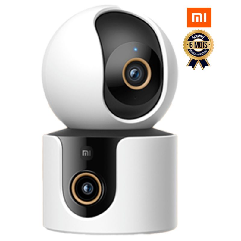 Xiaomi Smart Camera C500 Dual – Caméra de surveillance double objectif – Avec Détection IA – 2.5K 4MP – WiFi + PTZ 360° – Garantie 6 mois 