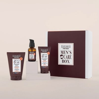 Evoluderm – Gamme Soins Homme – Visage & Barbe - 3 Produits