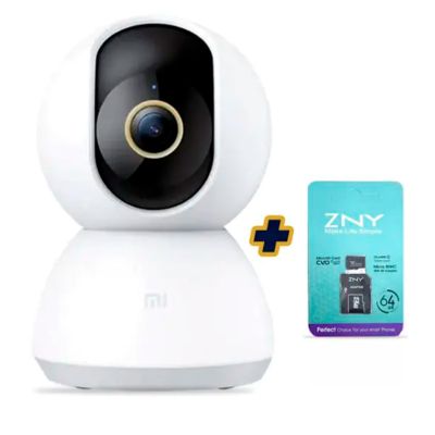 Xiaomi Mi 360º - Home Security Camera - 2K - Avec détection de mouvement + Carte Mémoire ZNY de  64Go Offerte (Prix en fcfa) | Glotelho Cameroun