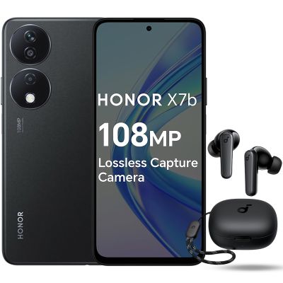 HONOR X7B - 256 Go - 8Go RAM - 108MP - 6000mAh  + Écouteurs sans fil - Anker Soundcore R50i Offert