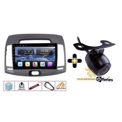 Lecteur multimédia auto Hyndai-Elentra - 2007-2010 + Caméra de recul automatique et instalation offertes  | Glotelho Cameroun