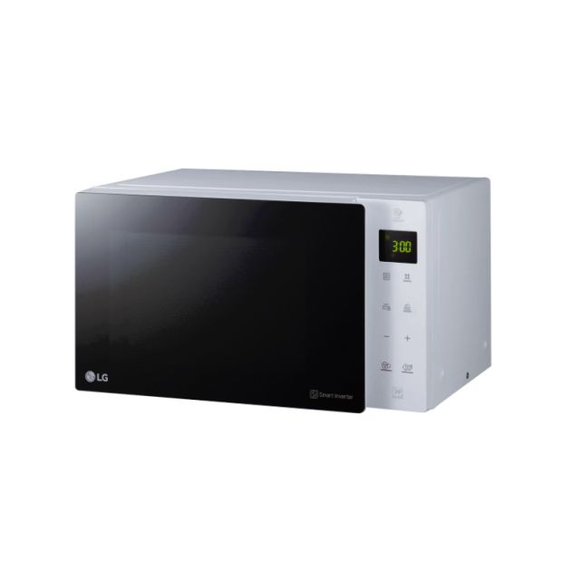 Micro-ondes Grill LG Smart Inverter 25L - Blanc, 1000W, Plaque Tournante, Fonction Grill Intégrée