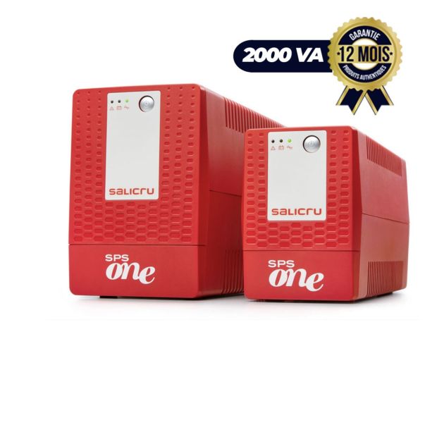 Onduleur Salicru SPS 2000 One - 2000VA/1200W - 6 Prises IEC + USB - Garantie 3 Ans