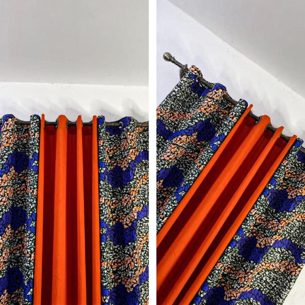 Lot De 2 Rideaux Africain Occultant Lourd Voilage Transparent lot-de-2-rideaux-africain-occultant-lourd-voilage-transparent