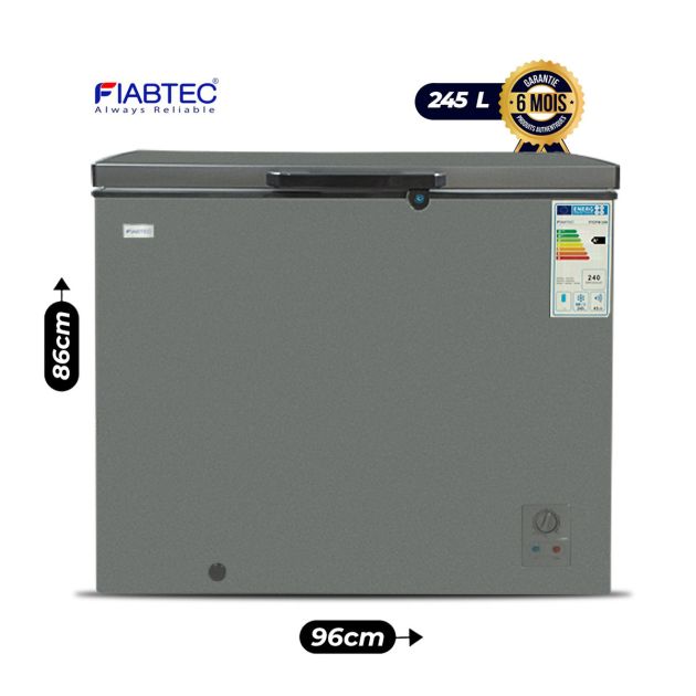 Congélateur coffre FIABTEC - 245 Litres - FTCFW-349 - Efficacité ...