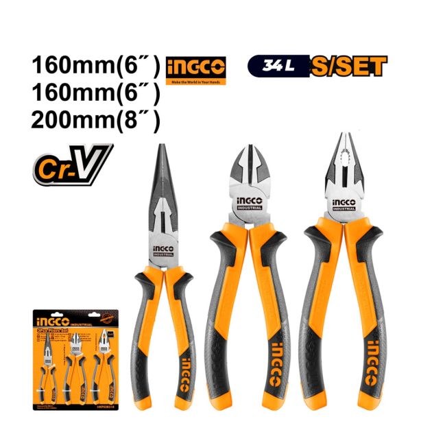 Pince Combinée 6-en-1 VANJOIN 25cm - Haute Levée Acier Chrome-Vanadium Avec Coupe, Dénudage, Sertissage