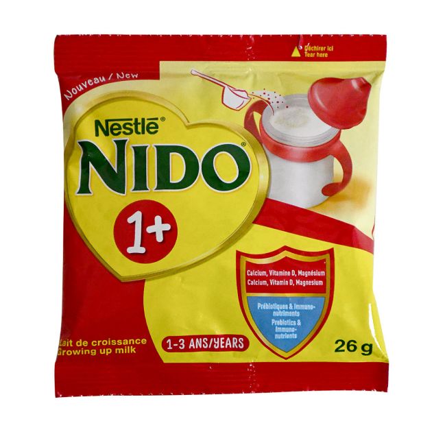 Nido 1+ En Sachet - 26G | Glotelho Cameroun