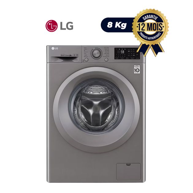Machine à Laver LG 8Kg F2J5TNP7S Inverter Direct Drive — free download
