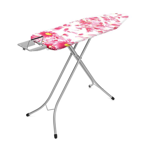 Noir Table à Repasser Kipit 1443FL Bambou Noir - 125x89 Cm - Tissu