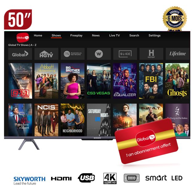 Smart TV Hisense 50" 4K LED – Modèle A5600F, Garantie Incluse (occasion, Bon état)