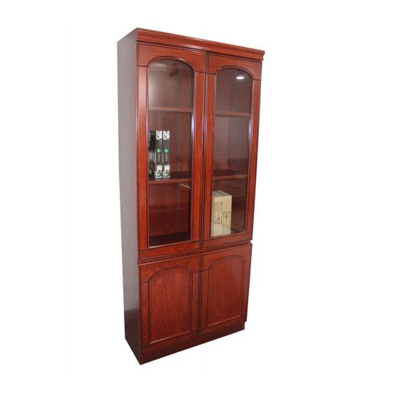 Armoire de rangement salon - 80 x 190 x 30 cm - En bois - Marron