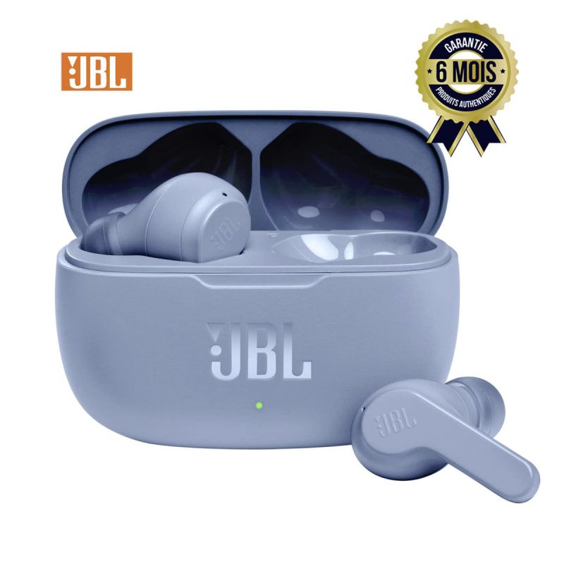 Écouteurs intra-auriculaires sans fil - JBL Wave200 True - basses profondes et puissantes - batterie 20H - double connexion, appel mains libres, assistant vocal, ajustement confortable -  IPX2 - Noir - (Prix en fcfa) | Glotelho Cameroun